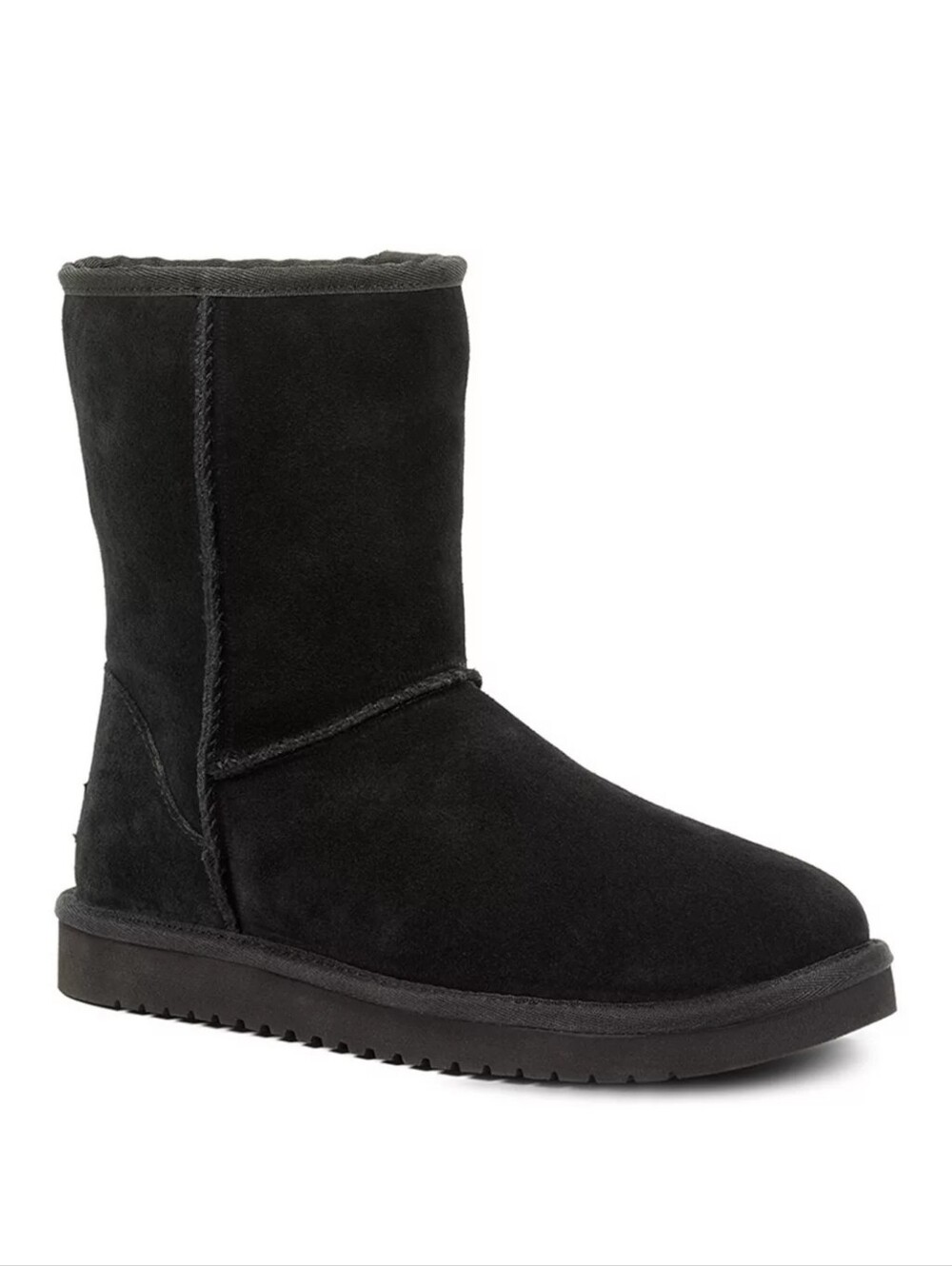 NWT!! Koolaburra Black Suede Joola Short Cozy Boots
